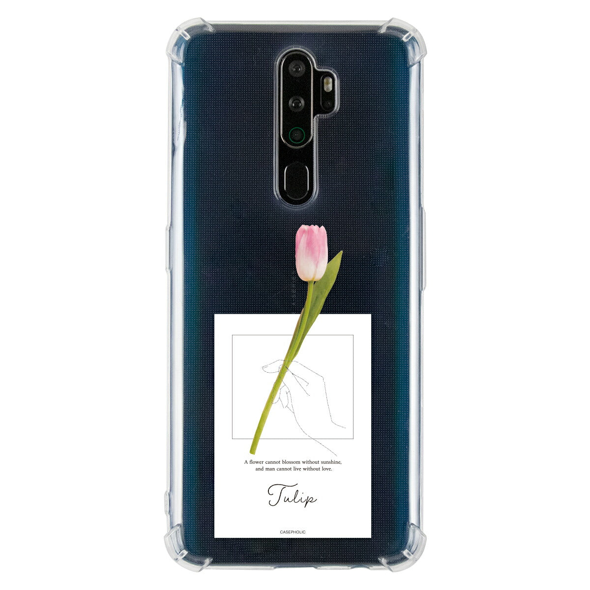 OPPO 名入れ対応 一輪花 スマホケース