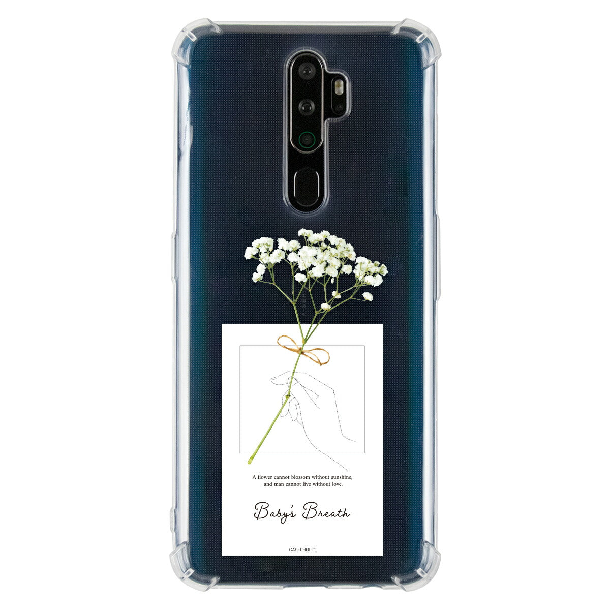 OPPO 名入れ対応 一輪花 スマホケース