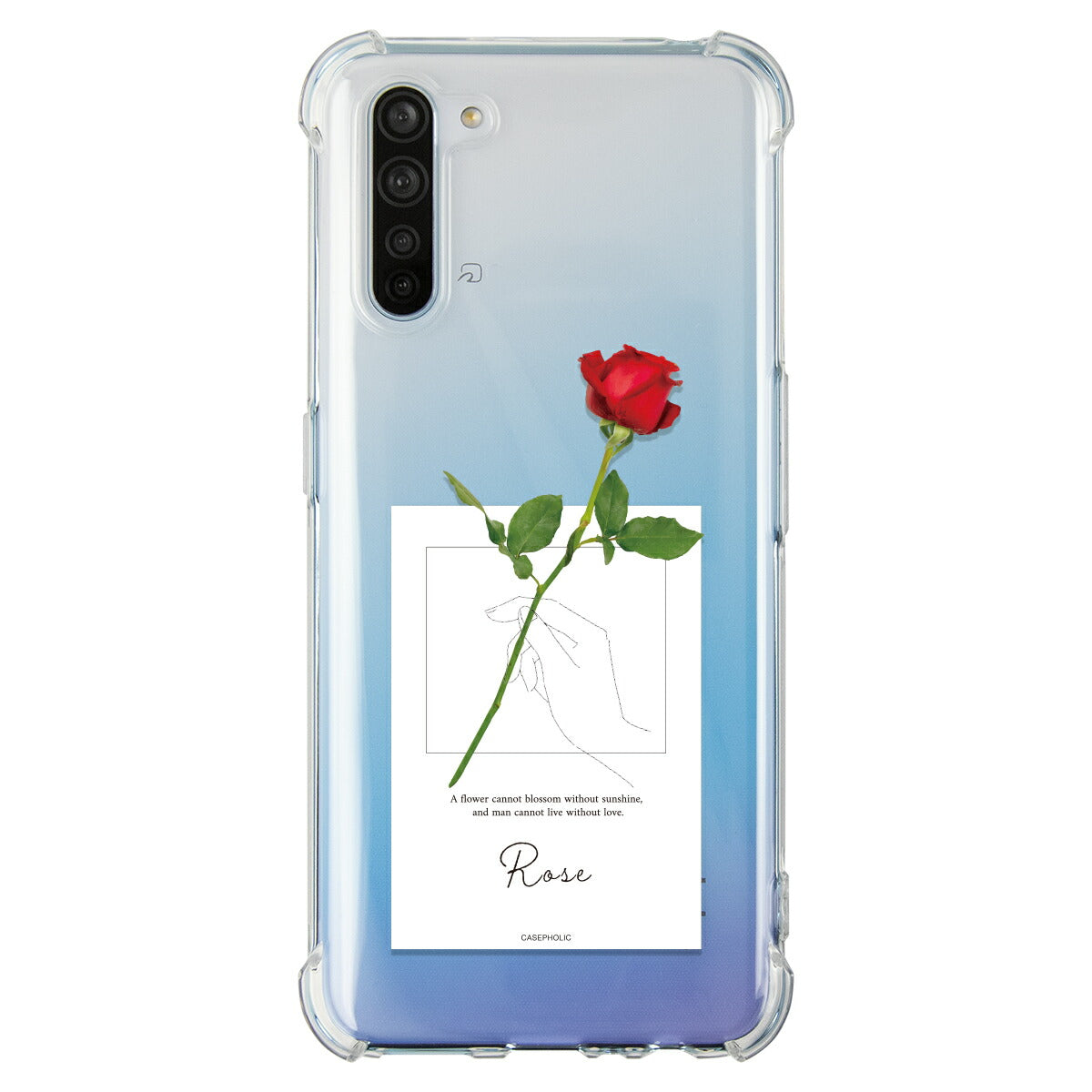 OPPO 名入れ対応 一輪花 スマホケース