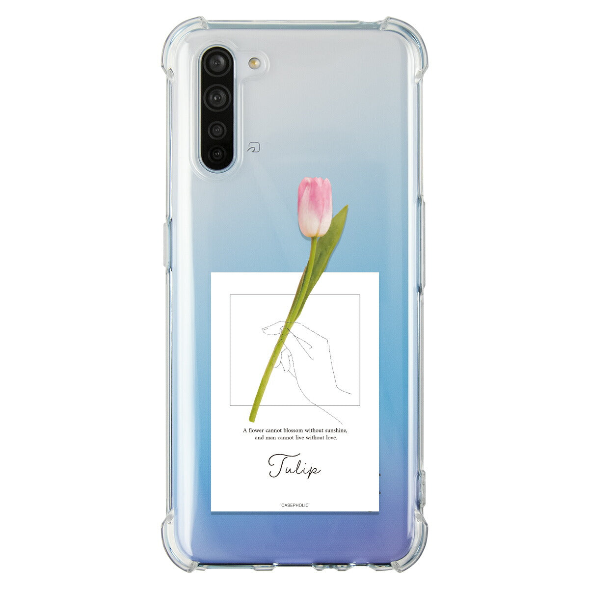 OPPO 名入れ対応 一輪花 スマホケース