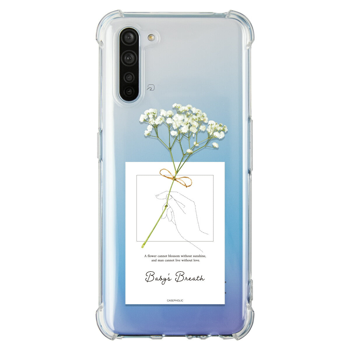 OPPO 名入れ対応 一輪花 スマホケース