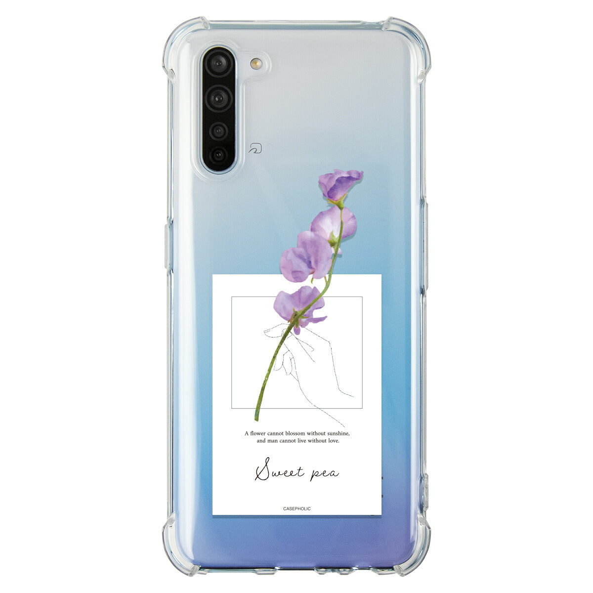 OPPO 名入れ対応 一輪花 スマホケース