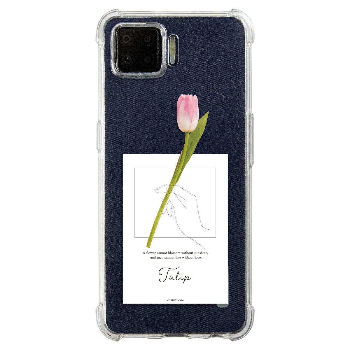 OPPO 名入れ対応 一輪花 スマホケース