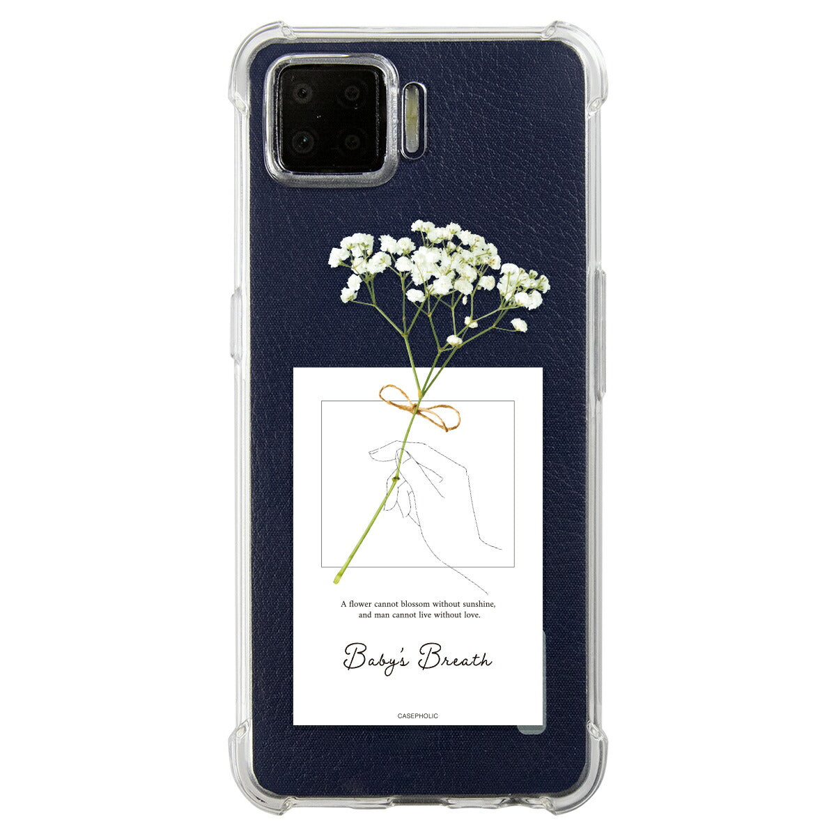 OPPO 名入れ対応 一輪花 スマホケース