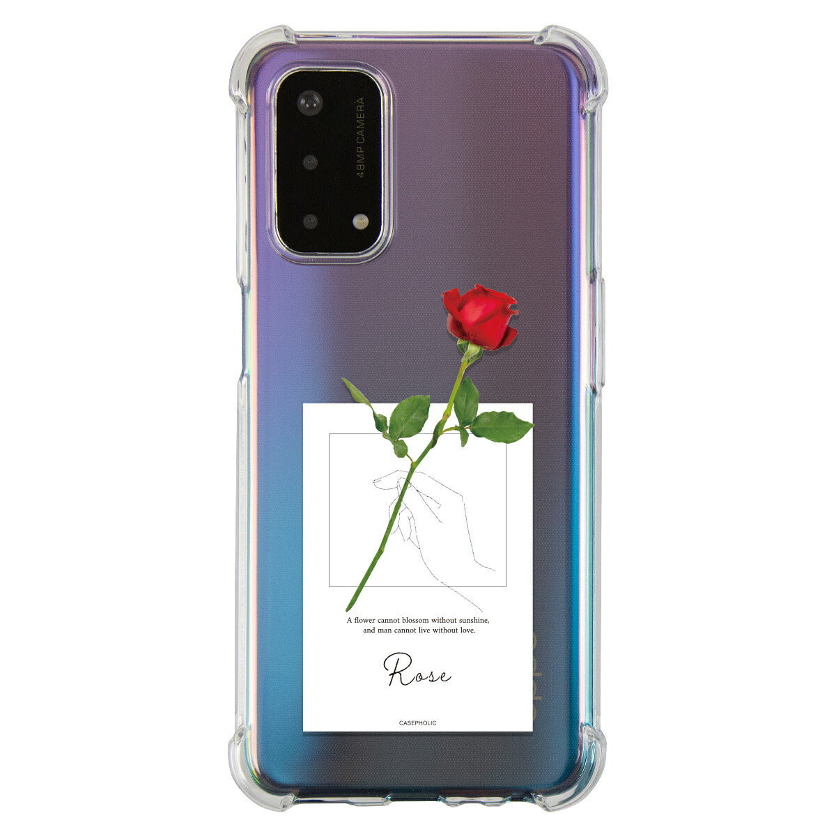 OPPO 名入れ対応 一輪花 スマホケース