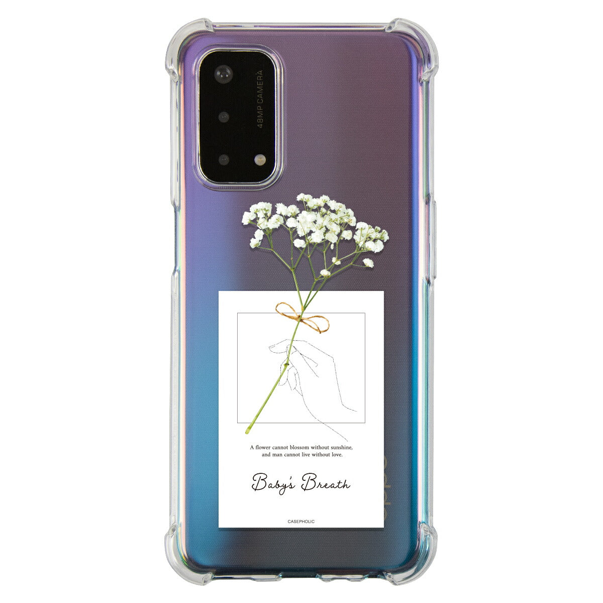 OPPO 名入れ対応 一輪花 スマホケース