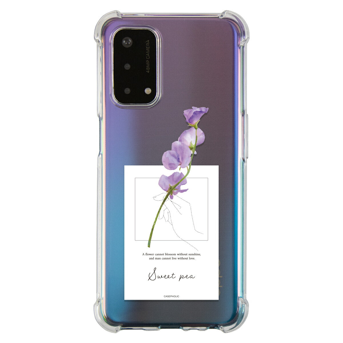 OPPO 名入れ対応 一輪花 スマホケース