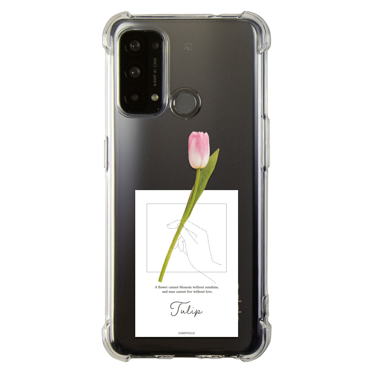 OPPO 名入れ対応 一輪花 スマホケース