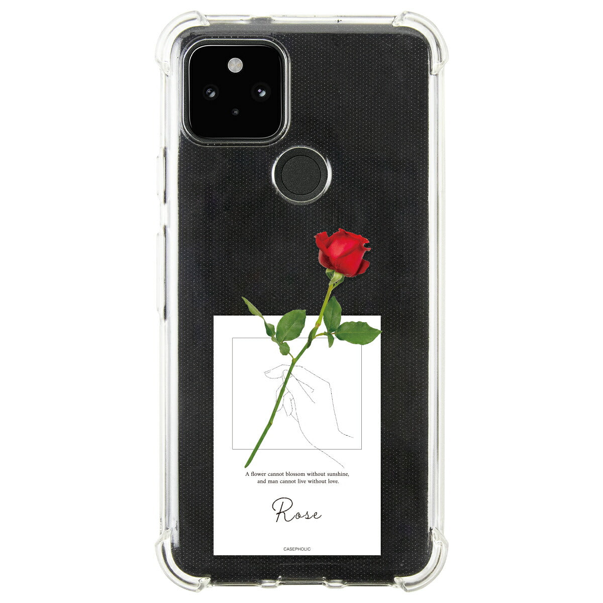 Google Pixel 名入れ対応 一輪花 スマホケース