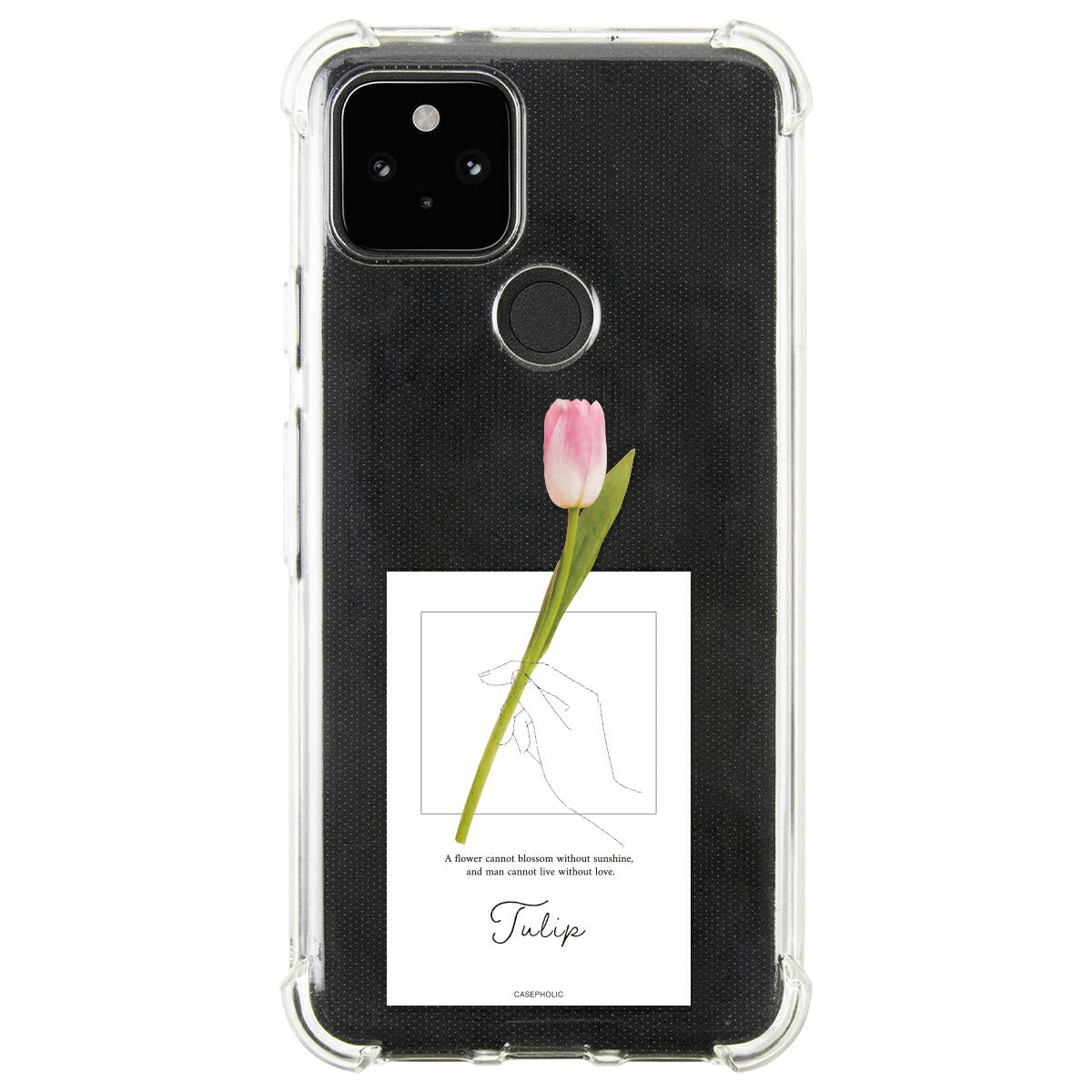 Google Pixel 名入れ対応 一輪花 スマホケース