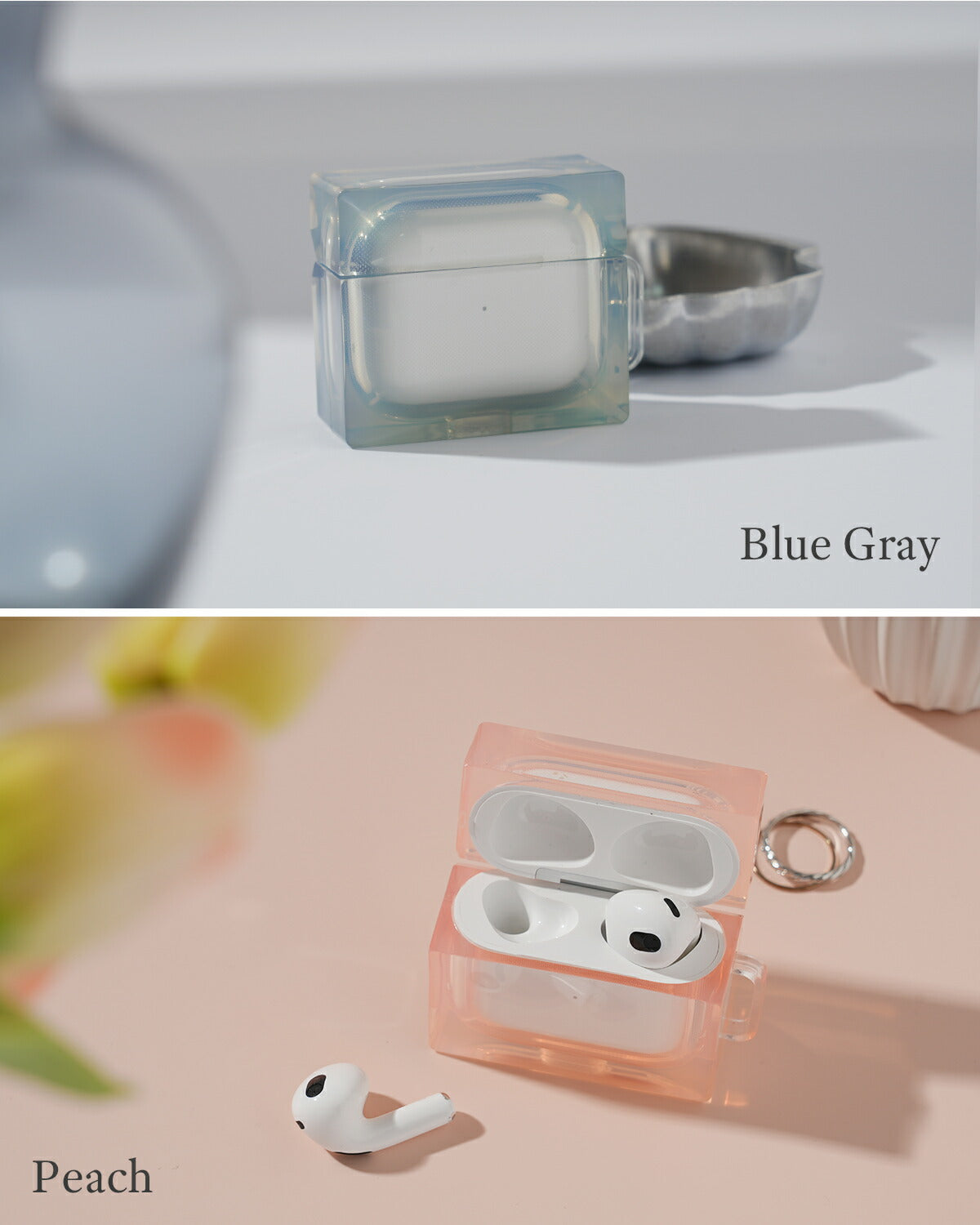 AirPods スクエア型 グラデーション TPU ケース - 4