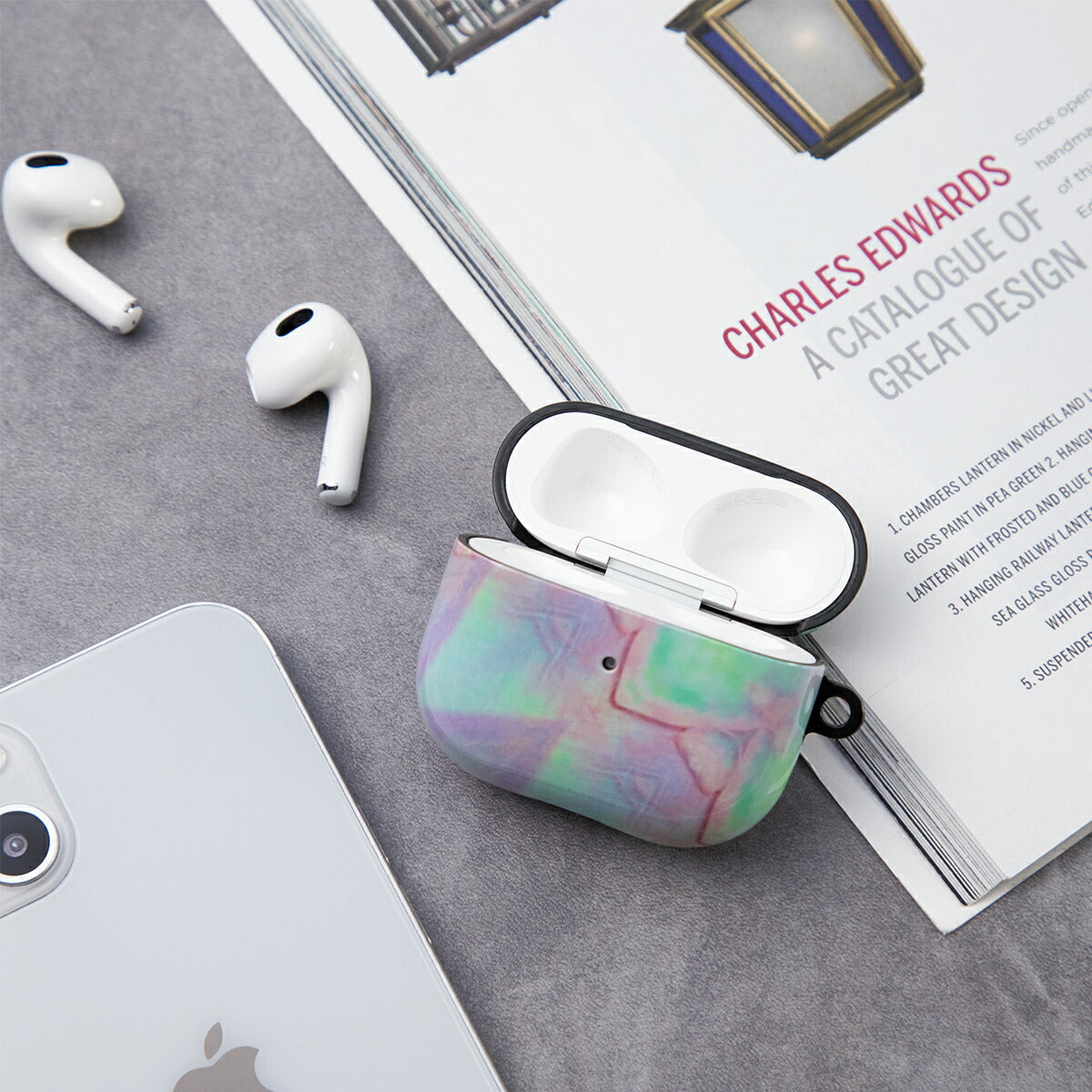 AirPods(第3世代) 大理石調 TPUケース - 3