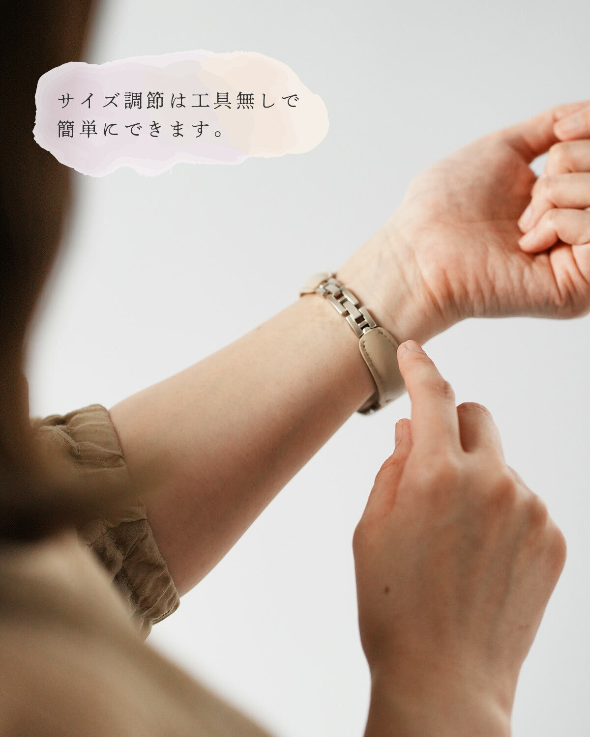 Apple Watch レザー バンド レディース - 3