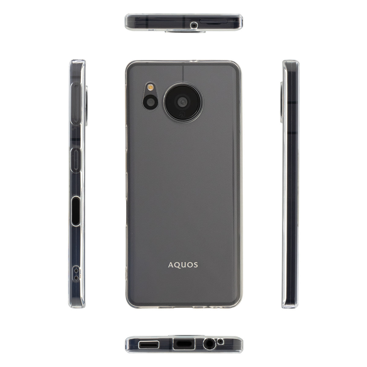 AQUOS sense7 / sense7 plus TPU クリアケース - 7