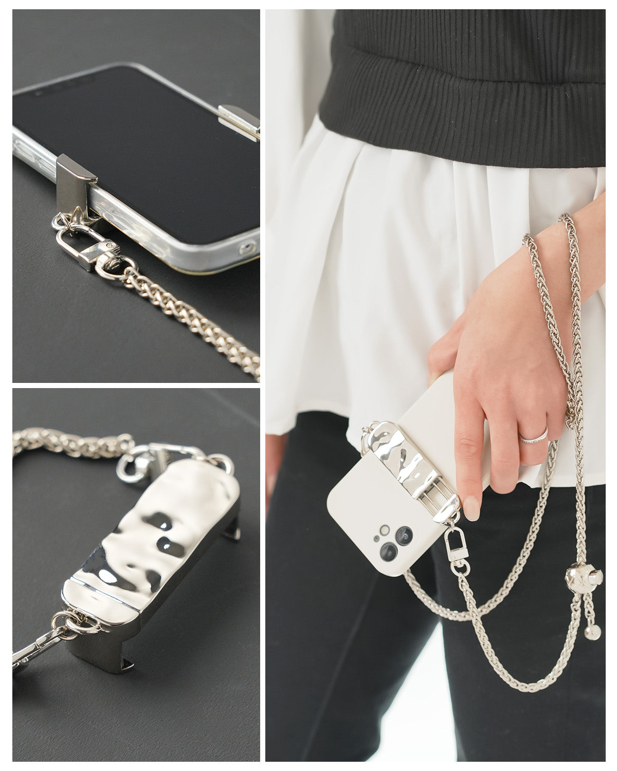 スマホショルダーストラップ 大人 かわいい スマホクリップ - 9