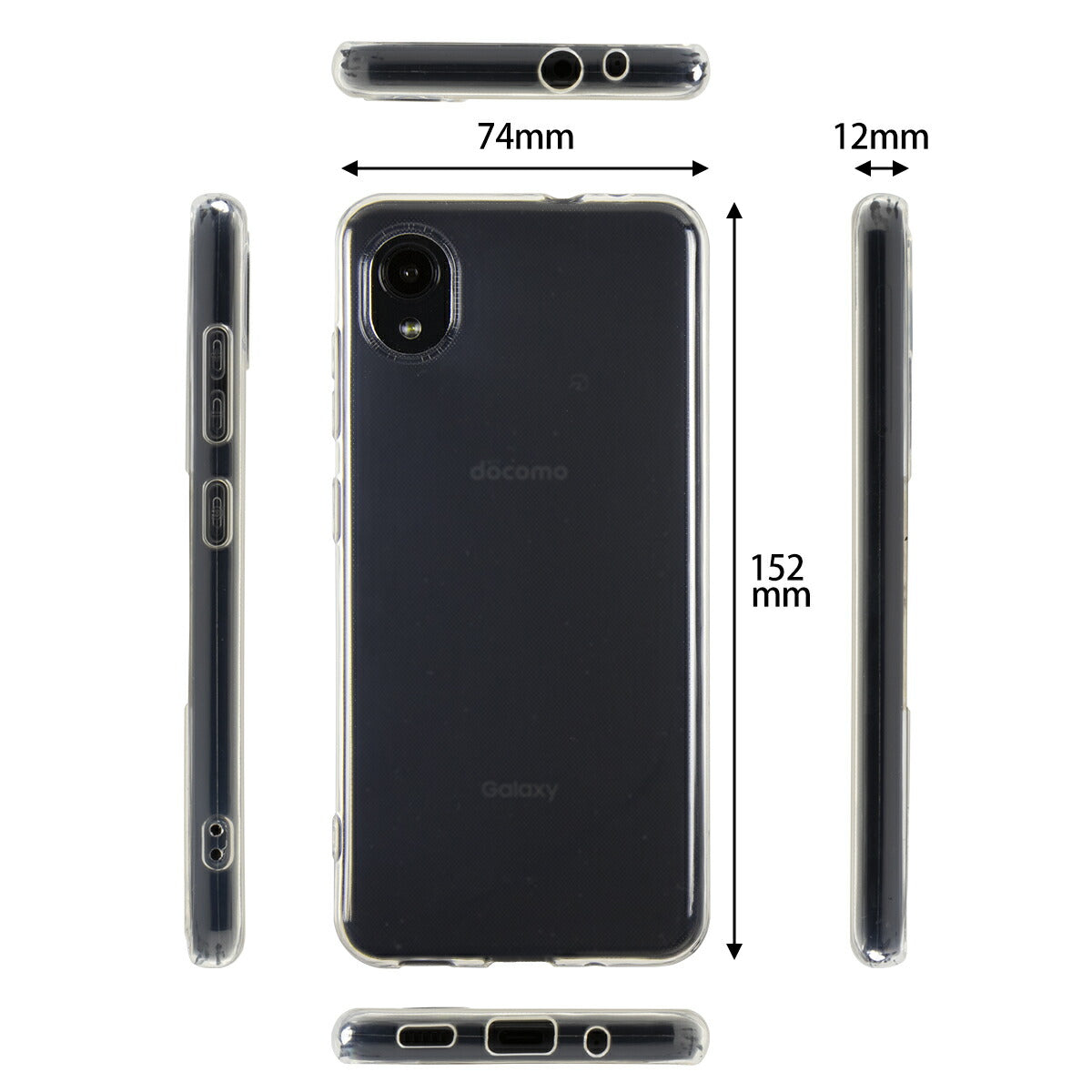 Galaxy A22 5G SC-56B TPU クリアケース - 6