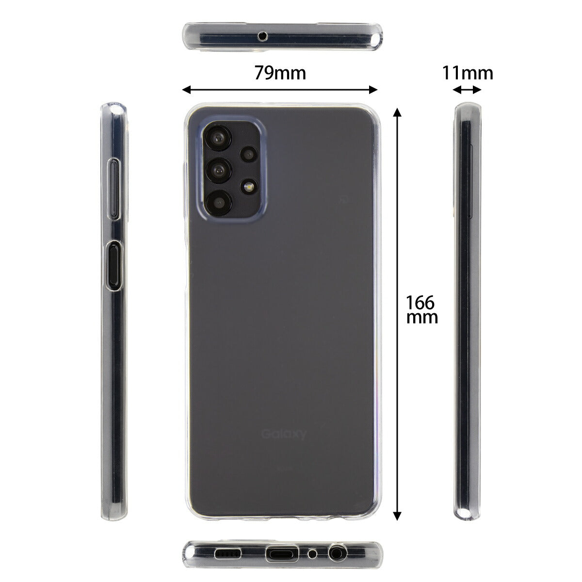 Galaxy A32 SCG08 TPU クリアケース - 6