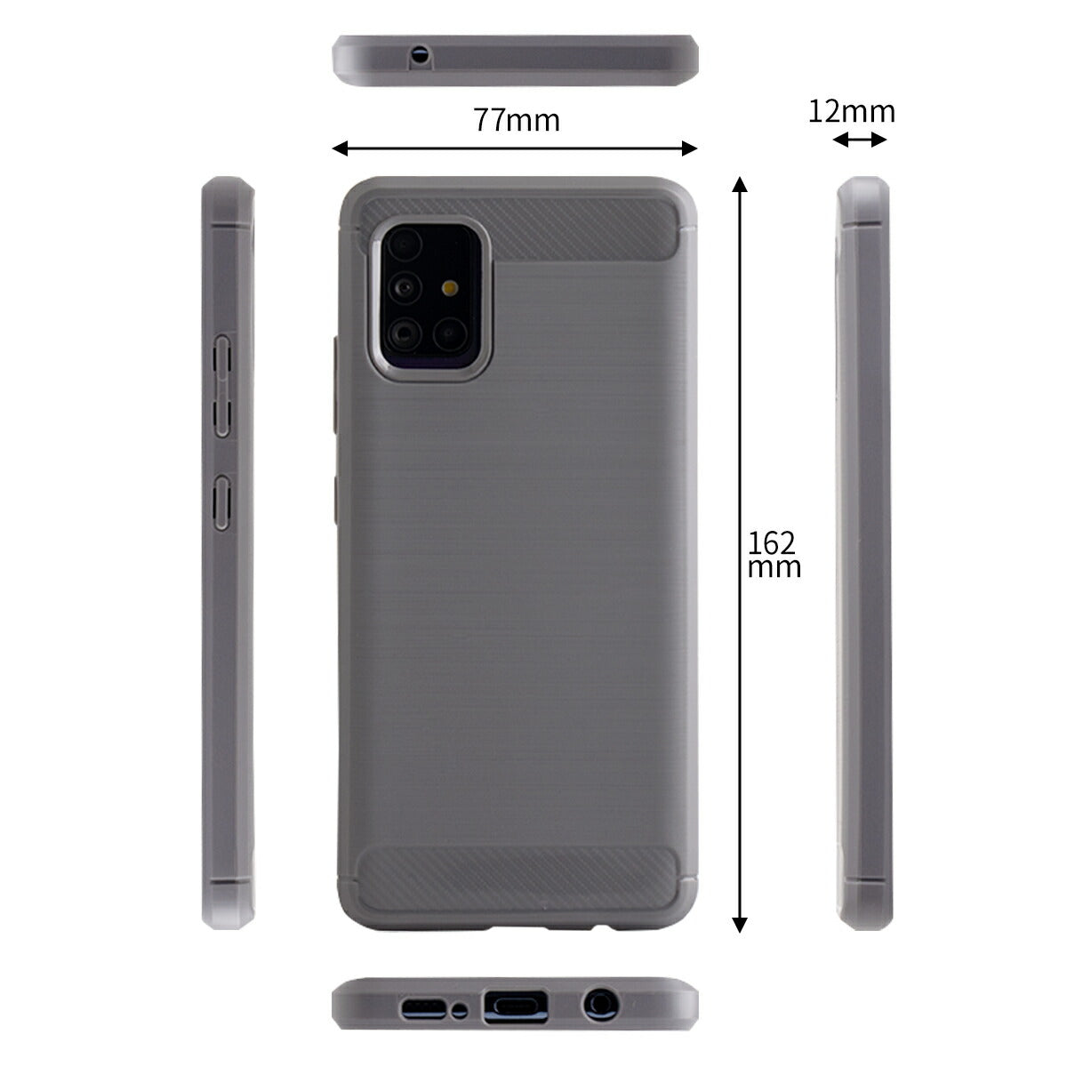 Galaxy A51 5G SCG07 カーボン調TPUケース - 7