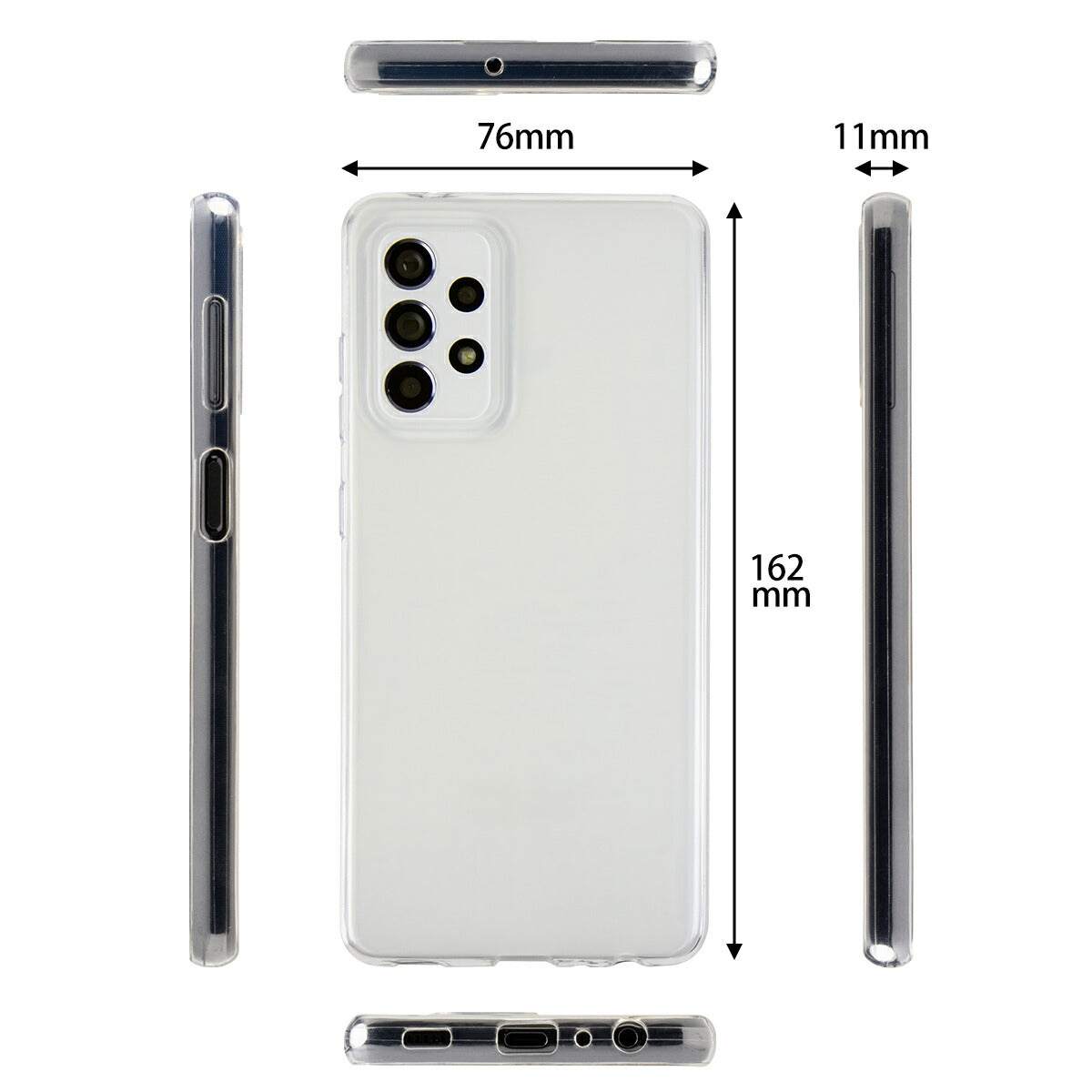Galaxy A52 5G SC-53B TPUクリアケース - 6