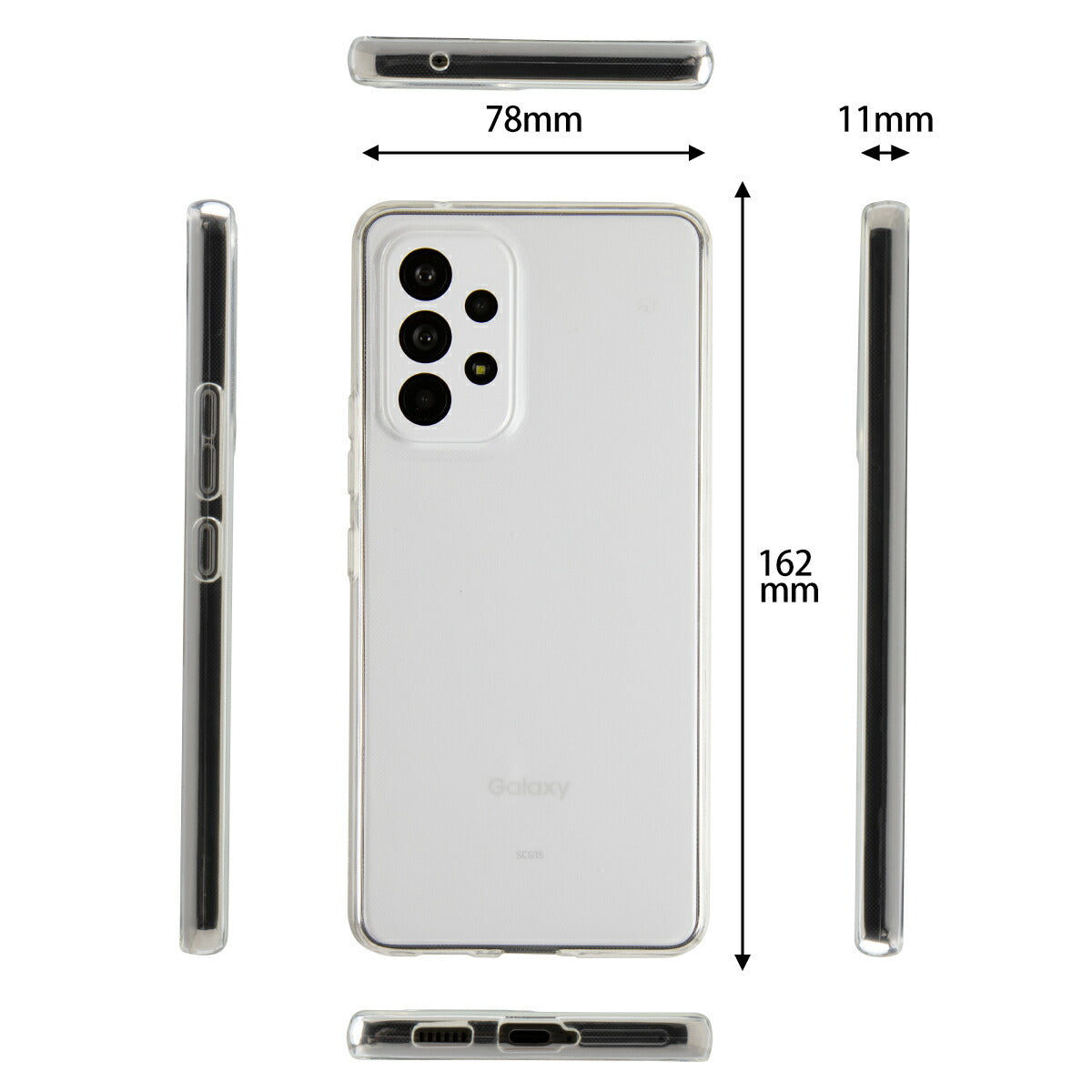Galaxy A53 5G SC-53C SCG15 TPU クリアケース - 6