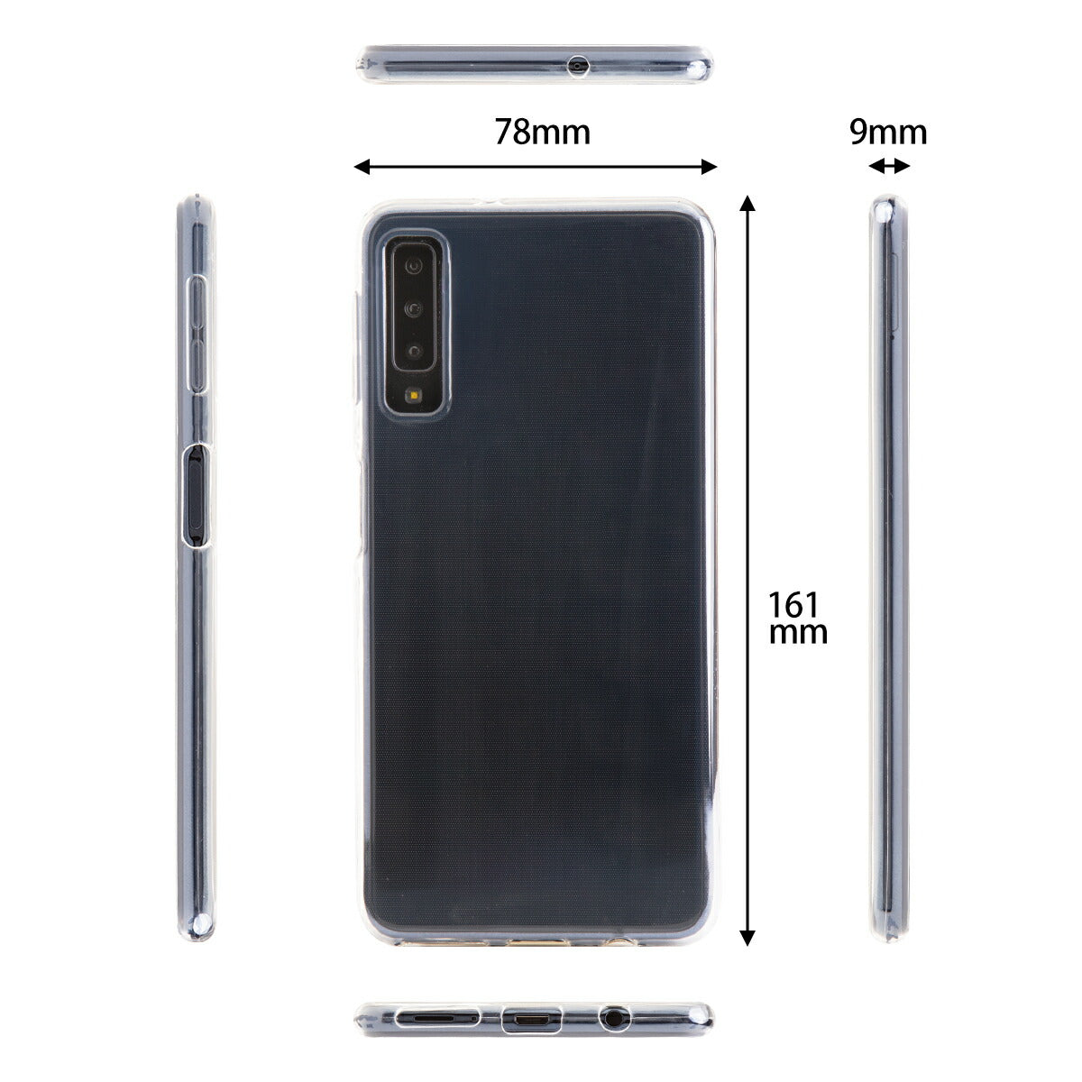 Galaxy A7 TPU クリアケース - 6
