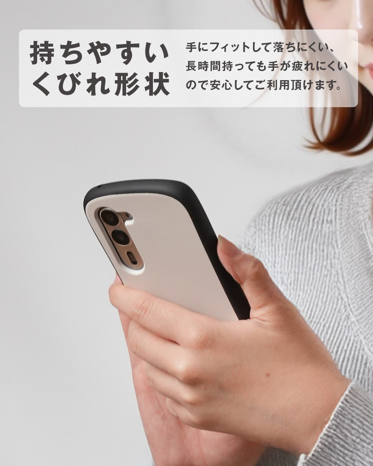 Galaxy S23 / S22 ケース リング付き 耐衝撃 バイカラー プリント