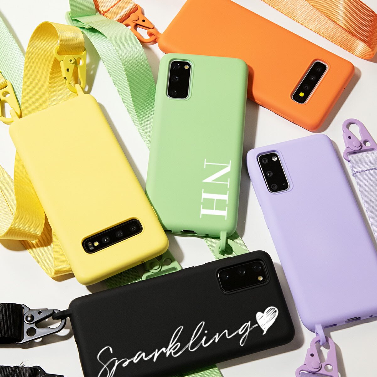 Galaxy 名入れ対応 ショルダー型ストラップケース - 2