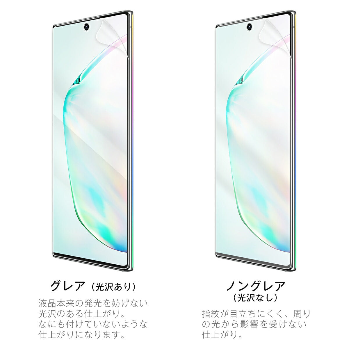 Galaxy Note10+ SC-01M SCV45 TPU液晶保護フィルム - 7