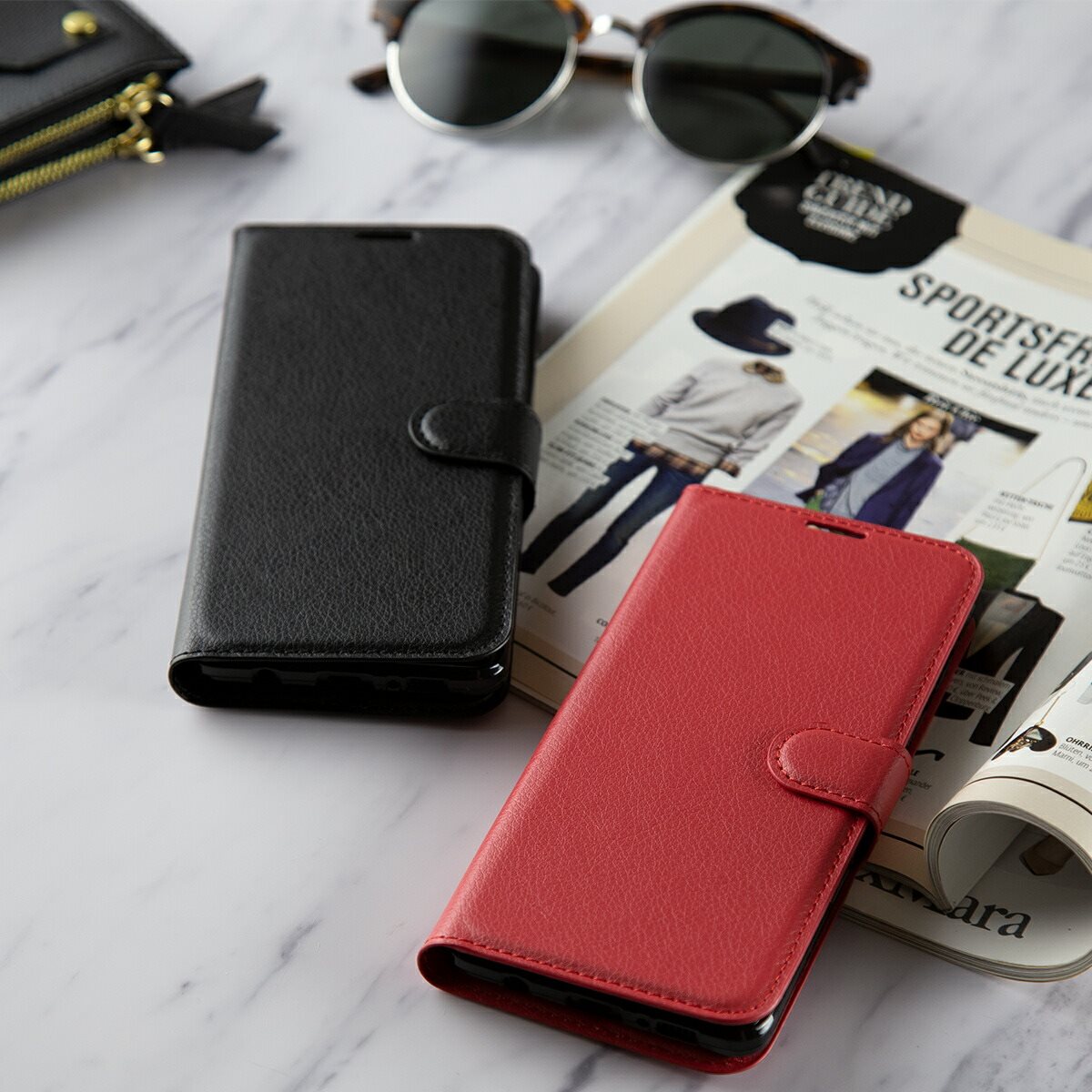 Galaxy S10 レザー手帳型ケース - 3