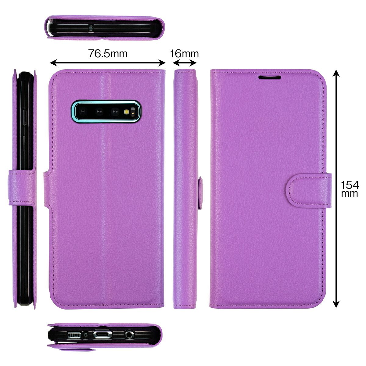 Galaxy S10 レザー手帳型ケース - 9