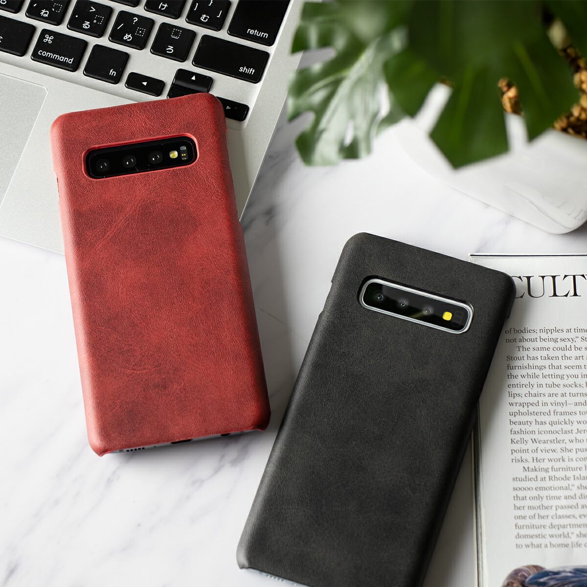 Galaxy S10 レザーハードケース - 2