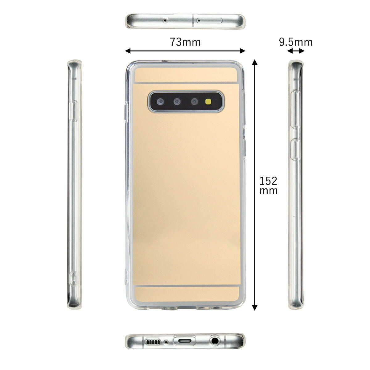 Galaxy S10 背面ミラー TPU ソフトケース - 6