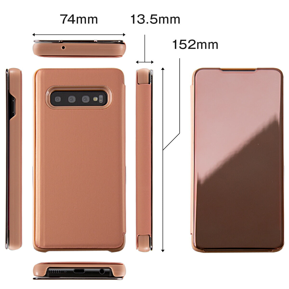 Galaxy S10 半透明手帳型スマホケース - 8