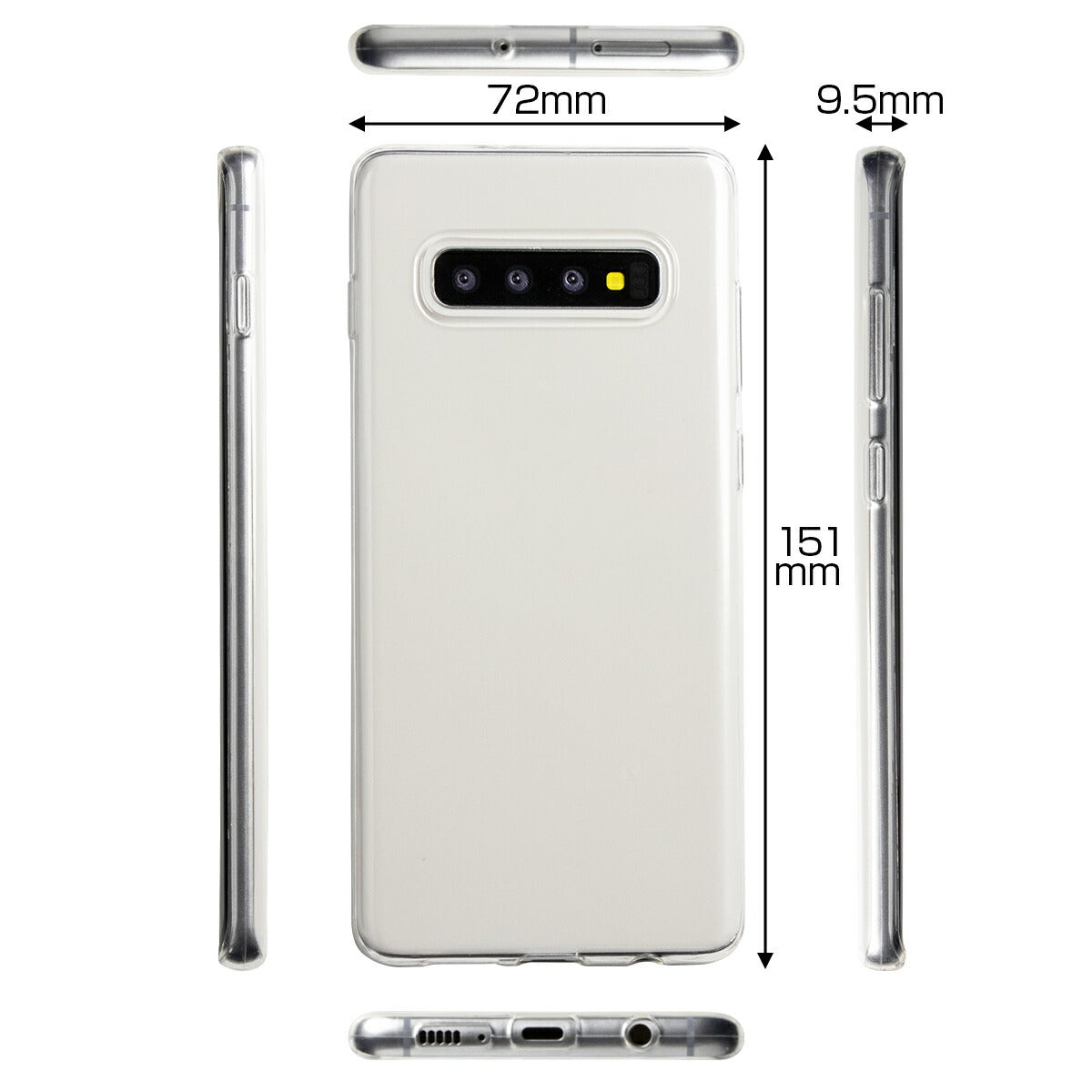 Galaxy S10 TPU クリアケース - 4