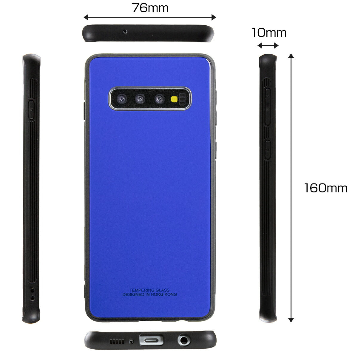 Galaxy S10+ 背面9Hガラスケース - 7