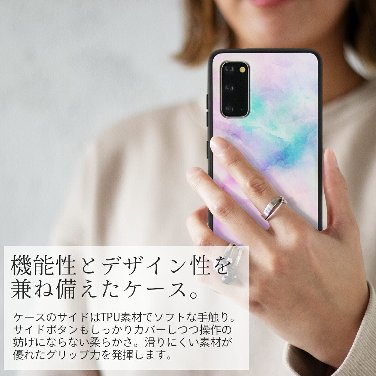 Galaxy S20 5G 大理石調 背面9H ガラスケース - 4