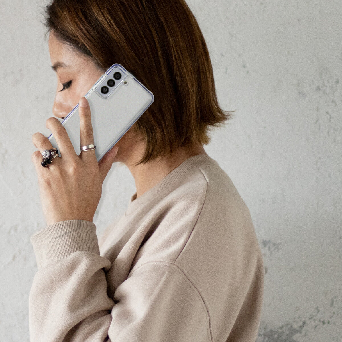 Galaxy S21/S21+/S21 Ultra 耐衝撃グラデーションTPUクリアケース - 2