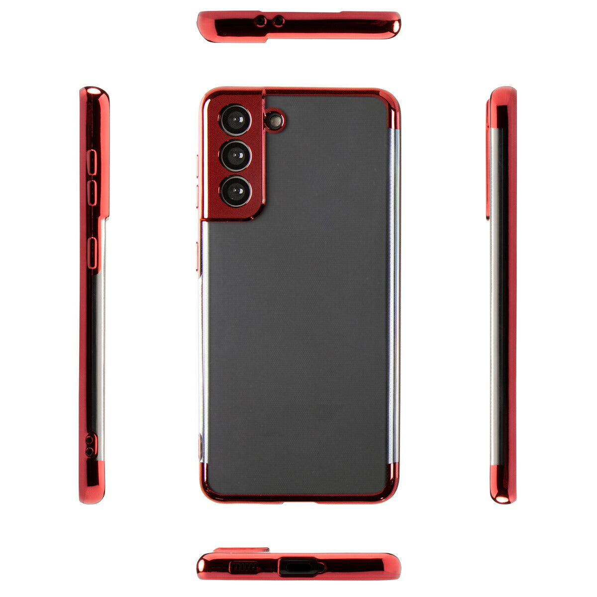 Galaxy S21 メタルフレームTPUケース - 7