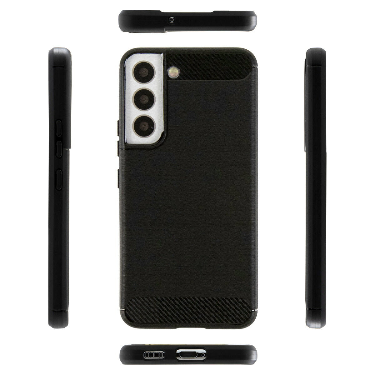 Galaxy S22 / S22 Ultra カーボン調TPU耐衝撃ケース - 8