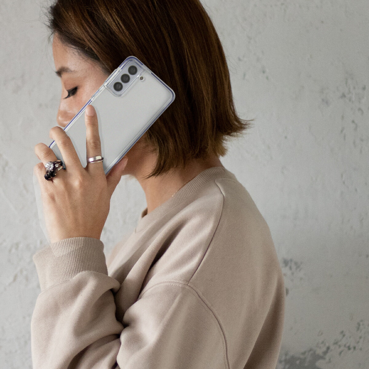 Galaxy S22 / S22 Ultra 耐衝撃TPUクリアケース - 2