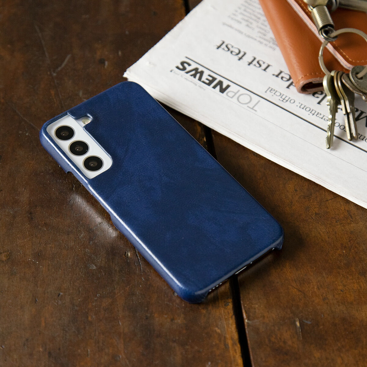 Galaxy S22/S22 Ultra レザーハードケース - 2