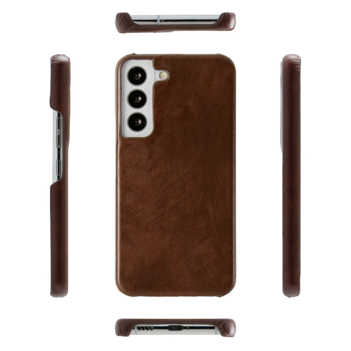 Galaxy S22/S22 Ultra レザーハードケース - 8