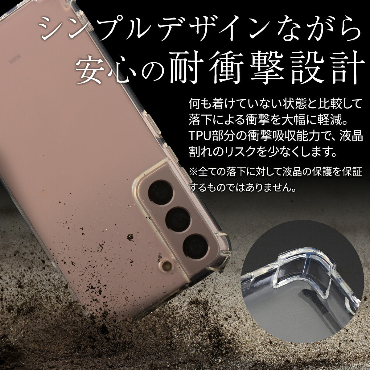 Galaxy S22 / S22 Ultra クリア TPU ケース - 2