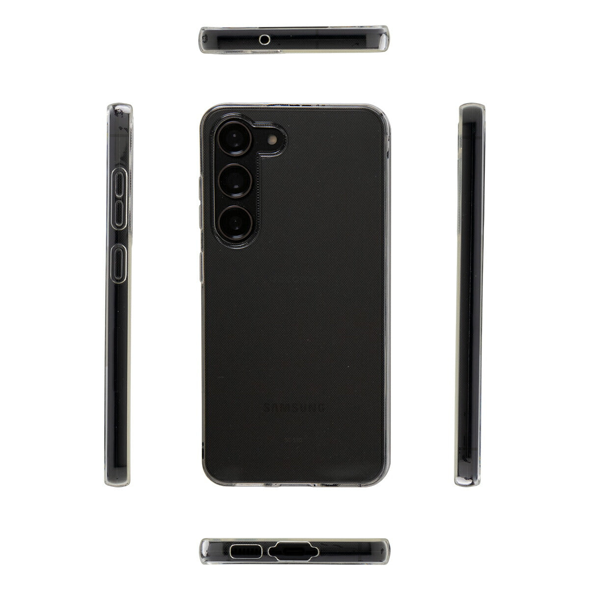 Galaxy S23 クリアケース TPU スマホカバー - 7