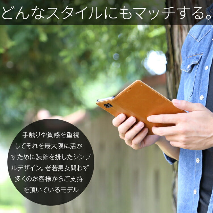 Galaxy S7 edge アンティークレザー手帳型ケース - 2