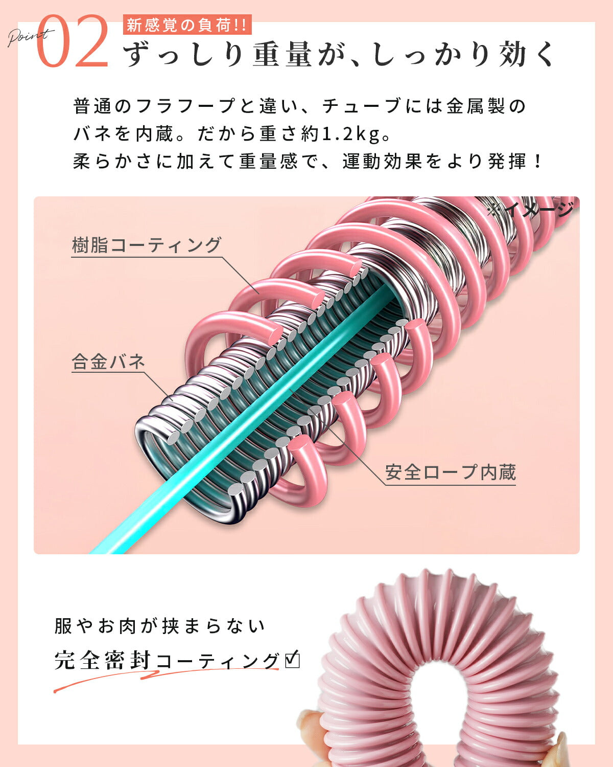 ソフトフラフープ ダイエット用 - 5