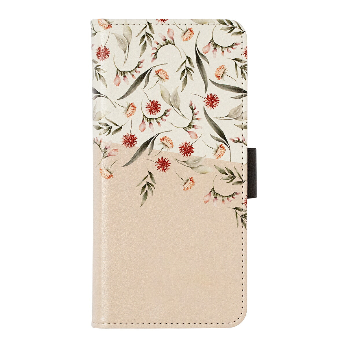 Xperia 手帳型レザーケース おしゃれ 花柄