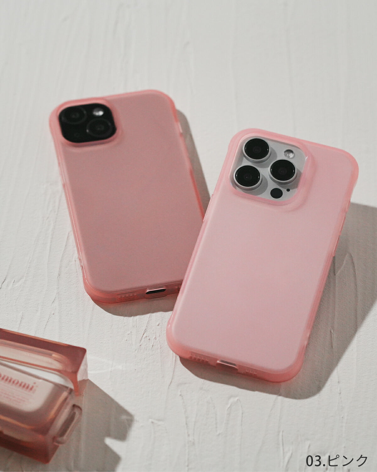 iPhone マットクリアカラーケース - 10