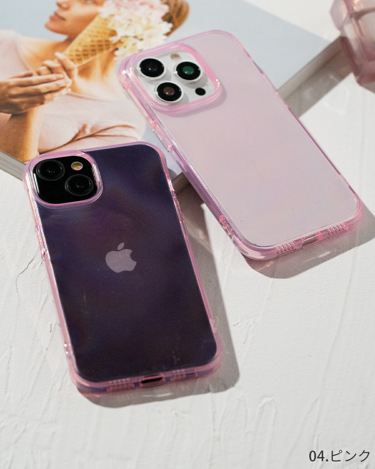 iPhone クリアカラーケース - 11