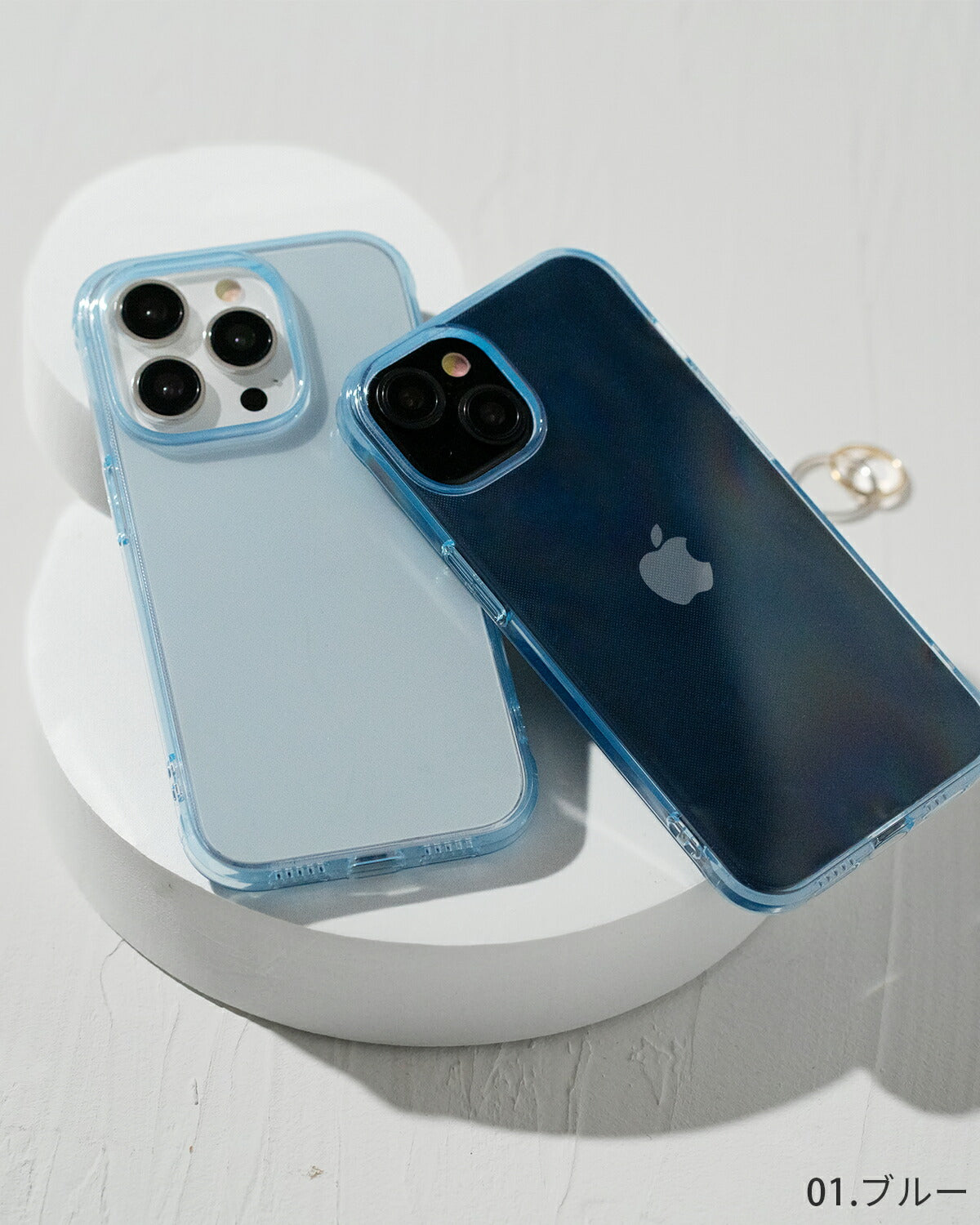 iPhone クリアカラーケース - 8